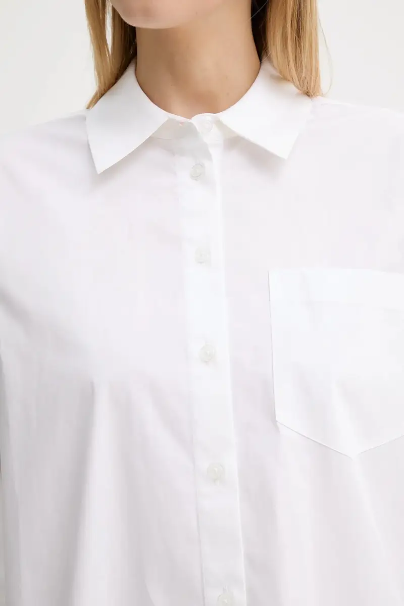 camicia donna colore bianco MT540TYF4C miniatura 5