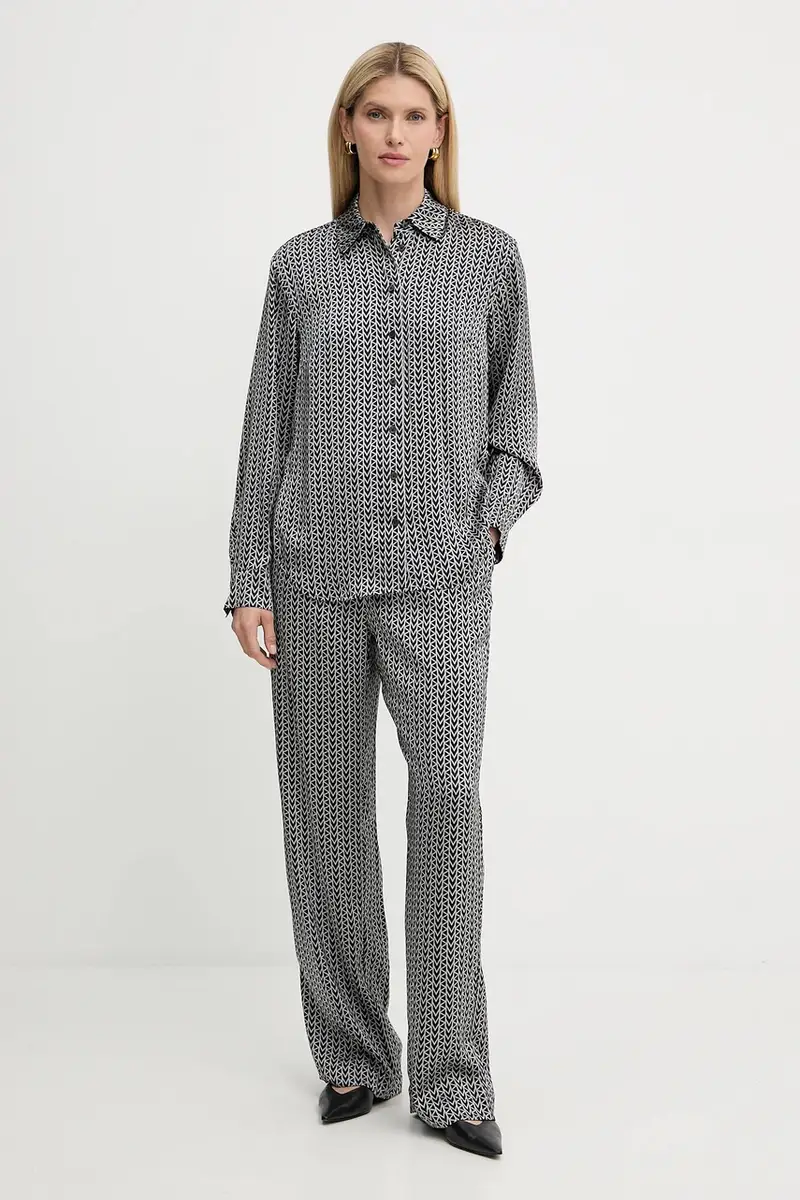 camicia donna colore grigio MT540V6JLW miniatura 2