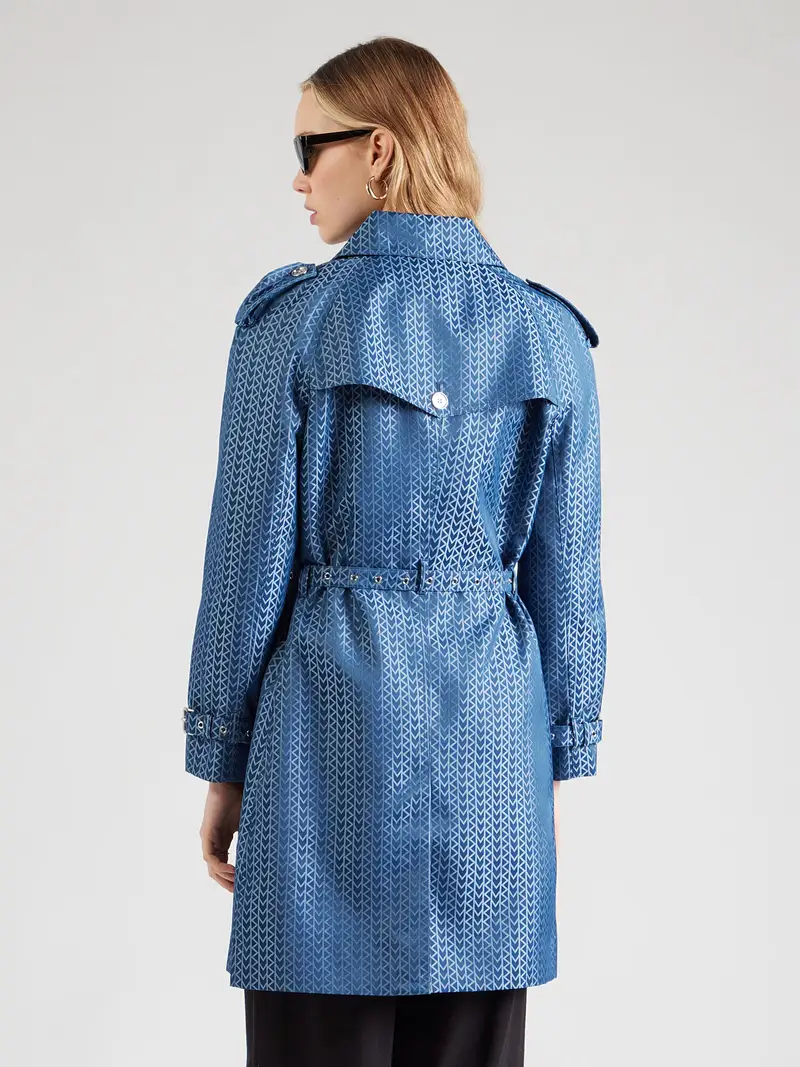 Cappotto di mezza stagione navy / bianco miniatura 3