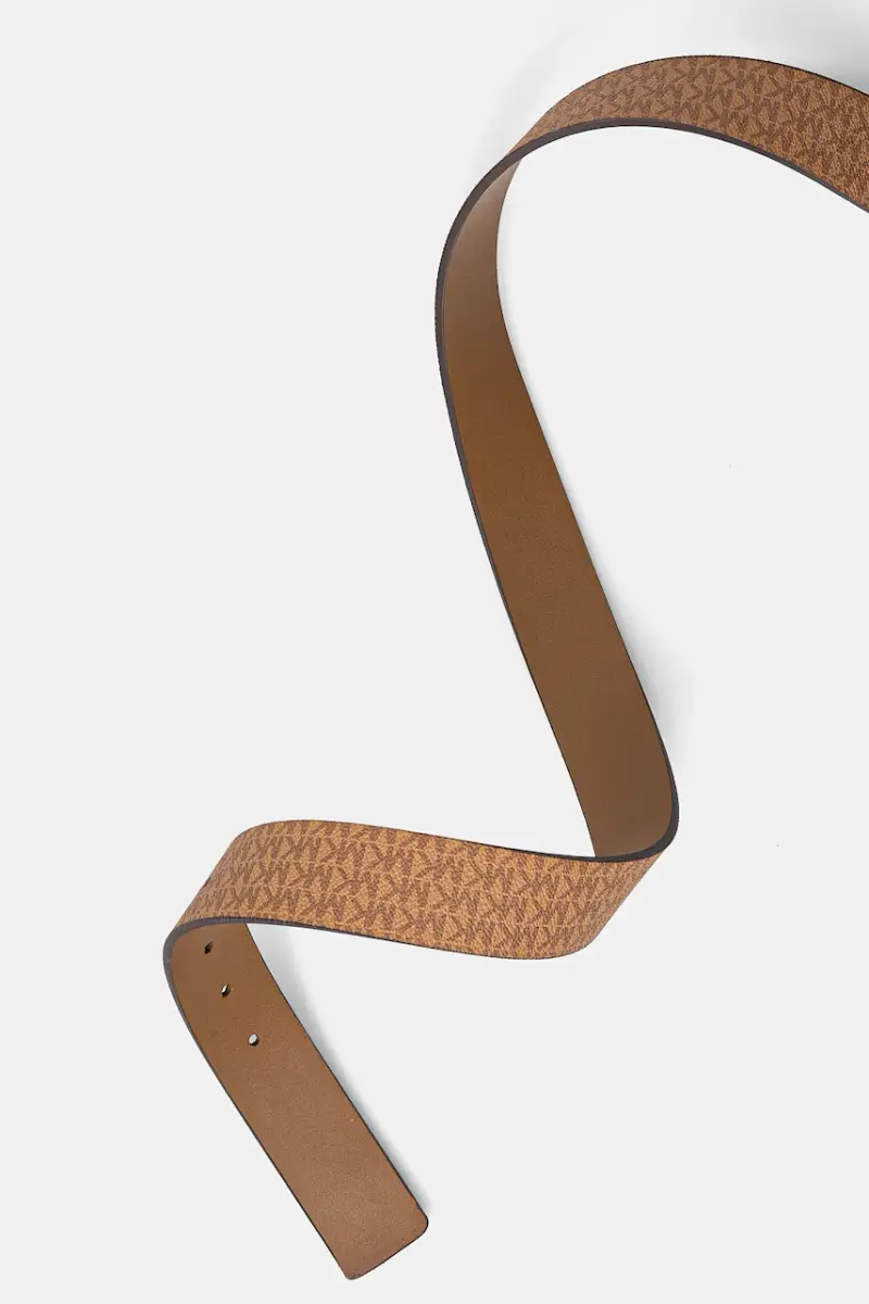 cintura in pelle bilaterale donna colore marrone miniatura 2