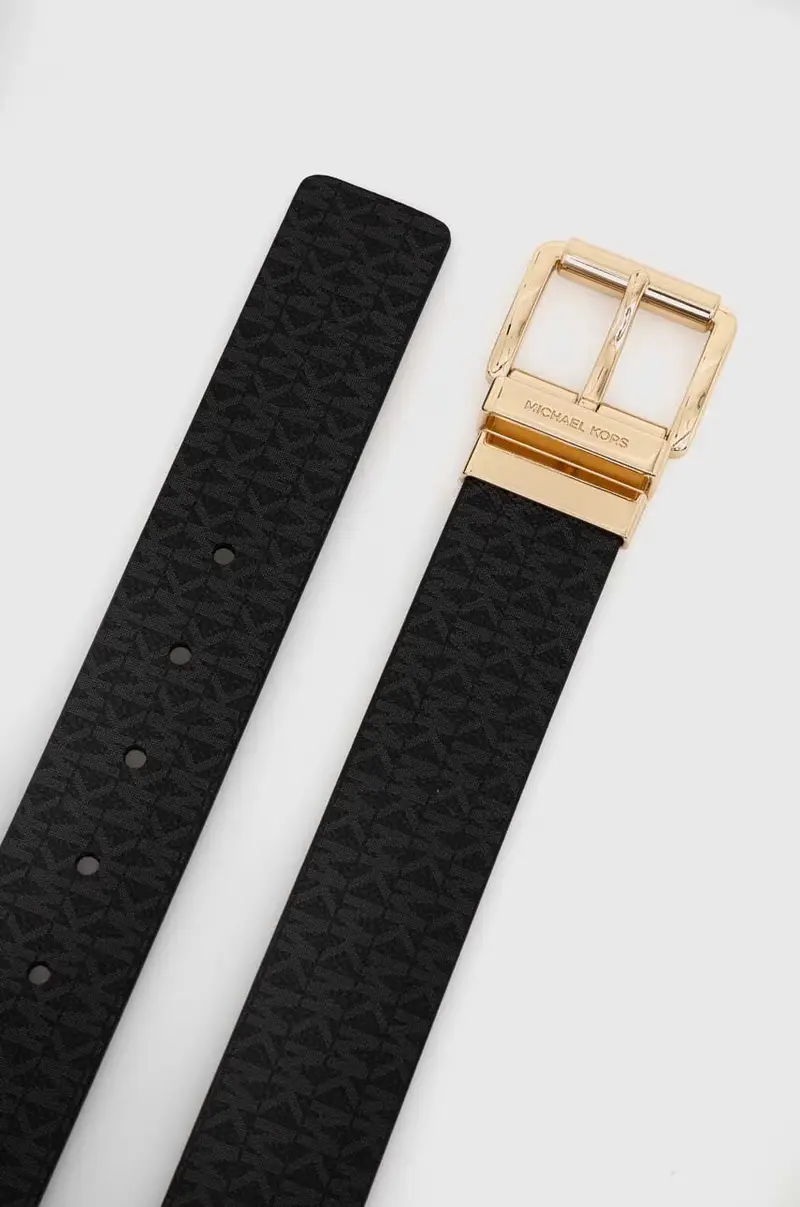 cintura in pelle bilaterale donna colore marrone Nero miniatura 2