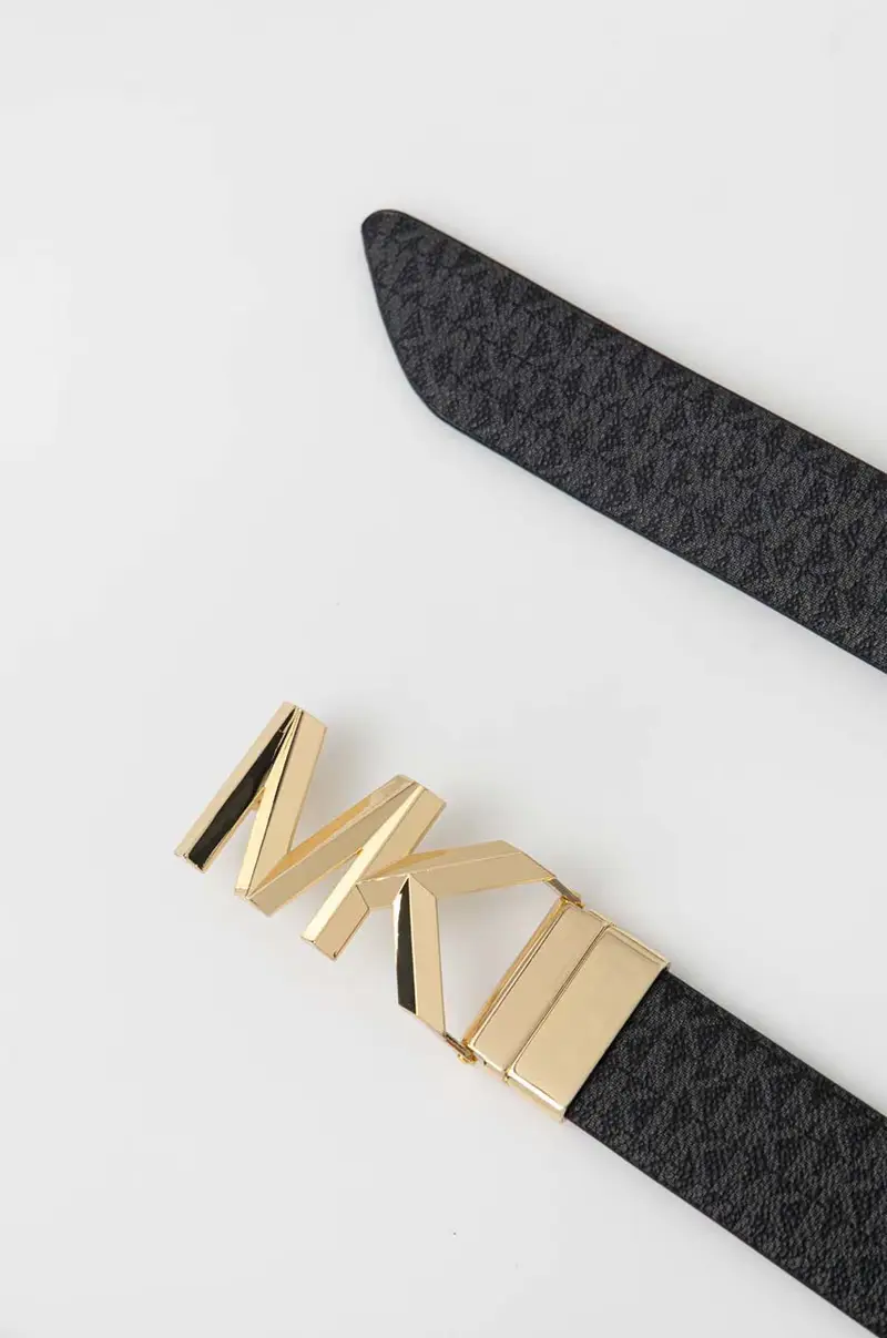 cintura in pelle bilaterale donna Nero miniatura 3