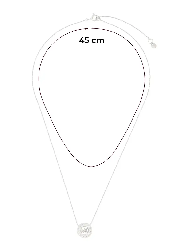 Collana argento / trasparente miniatura 2