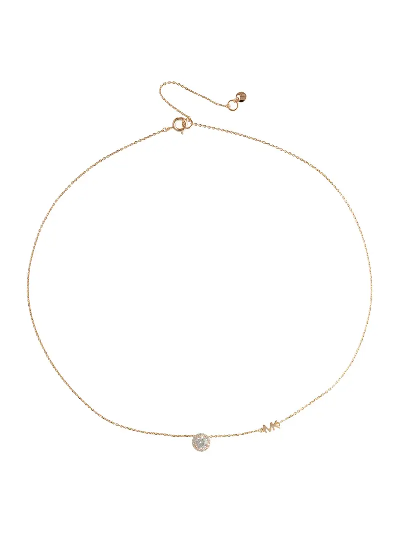 MICHAEL Michael Kors Collana oro rosé / trasparente miniatura 2