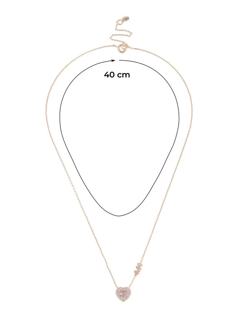 Collana oro rosé / rosa Oro rosé miniatura 2