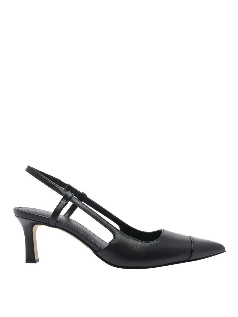 Decollete Slingback Alina nera Nero