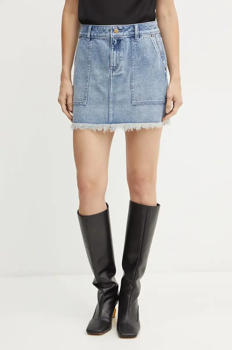 gonna di jeans colore blu MF470G6FAU