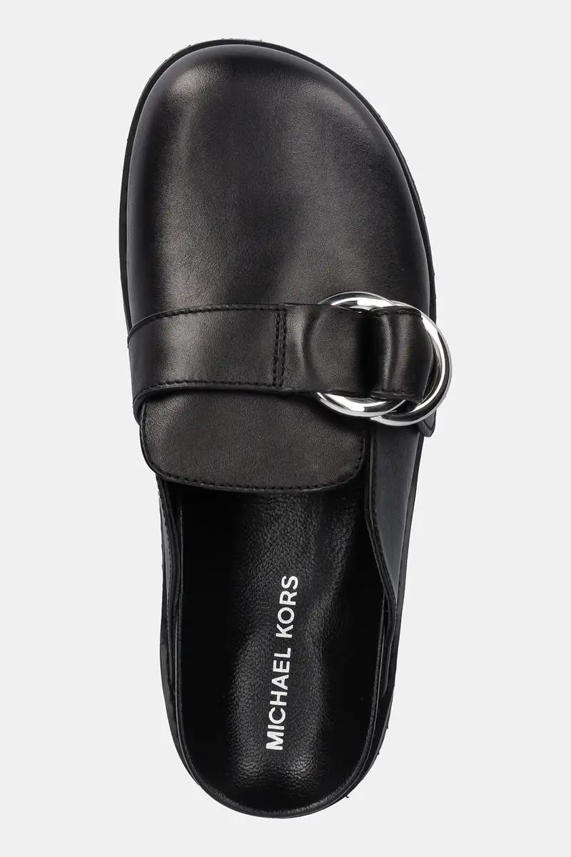 infradito in pelle Jaden donna colore nero 40T5JDFP1L.001 miniatura 4