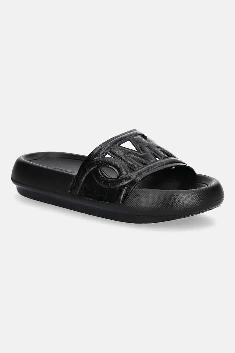 infradito in pelle Splash colore nero 40R5SPFA1L.001
