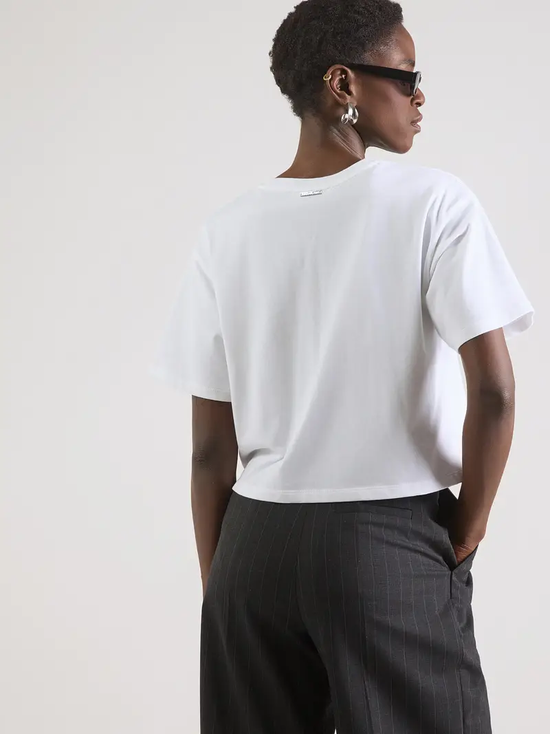 Maglietta EMBSSED nero / bianco miniatura 2