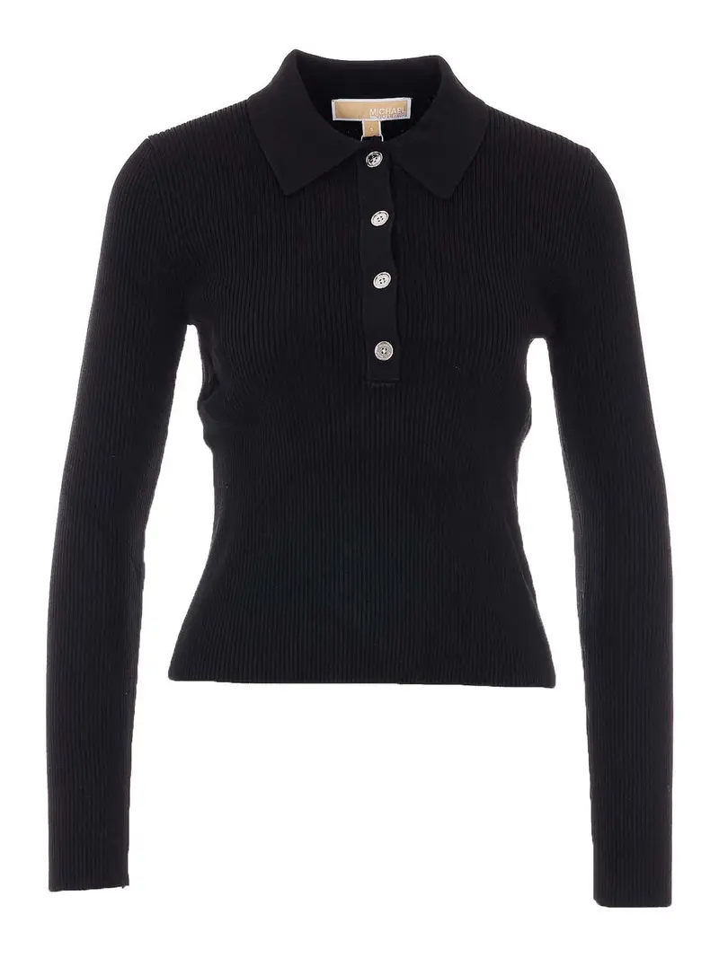 Maglione abbottonato Nero