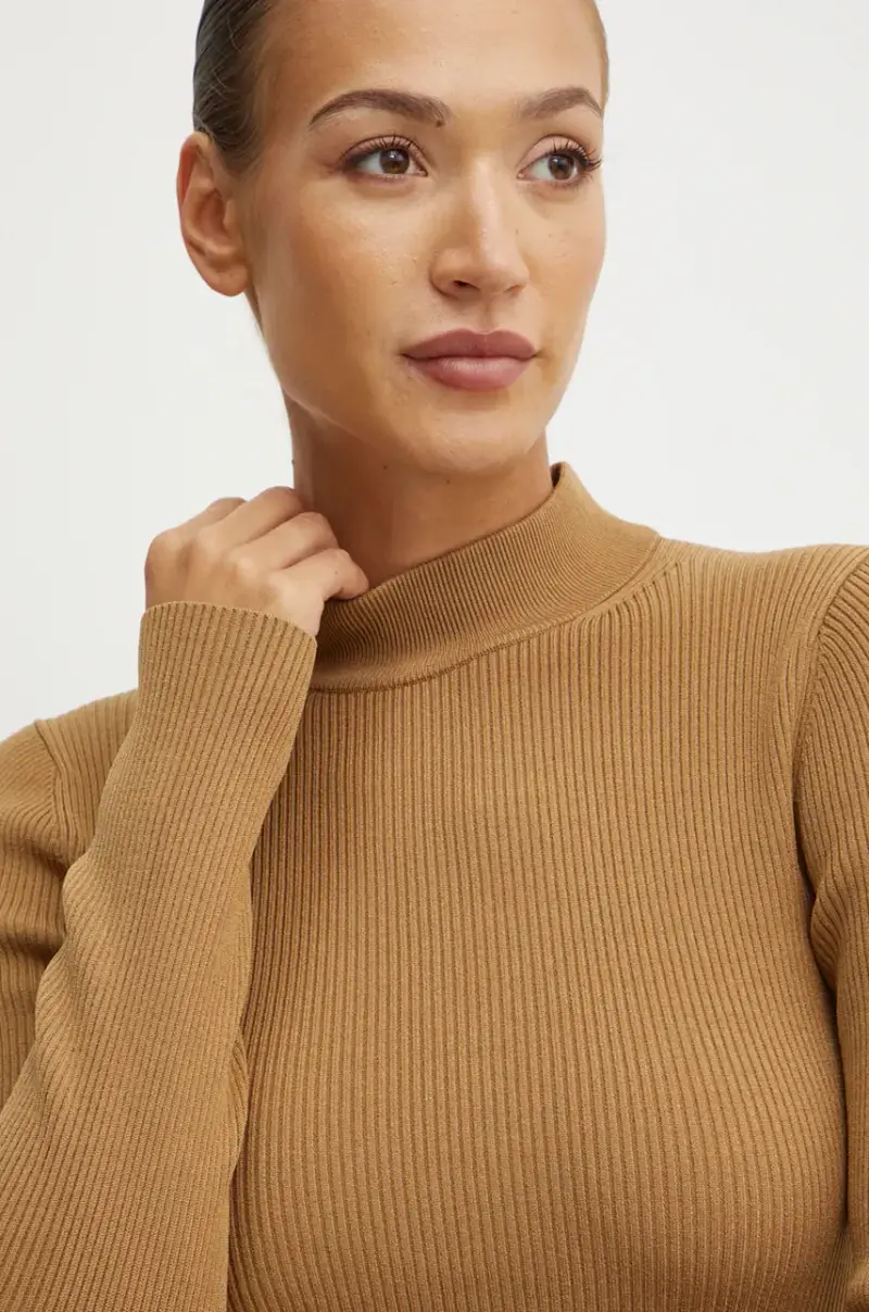 maglione donna colore marrone MF460Z133D miniatura 4