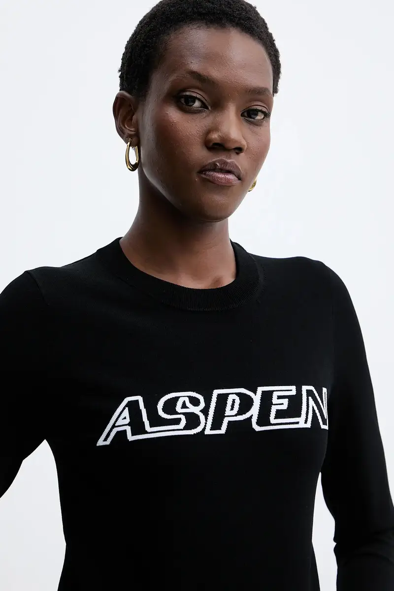 maglione donna colore nero MF561CK33D miniatura 4