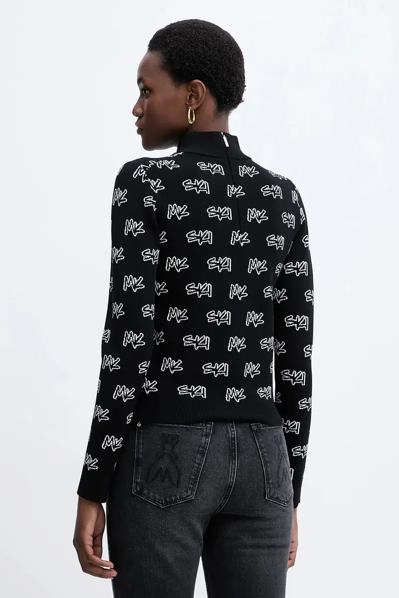 maglione donna colore nero MF561COK0M miniatura 3