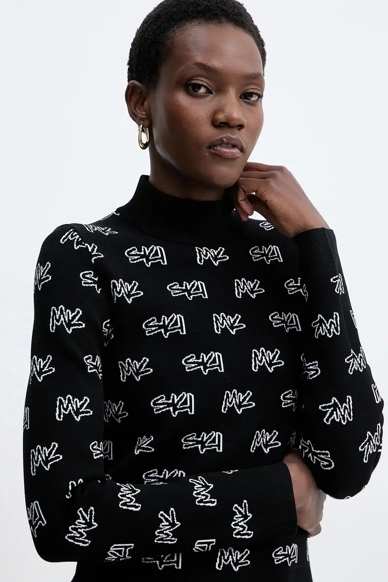 maglione donna colore nero MF561COK0M miniatura 4