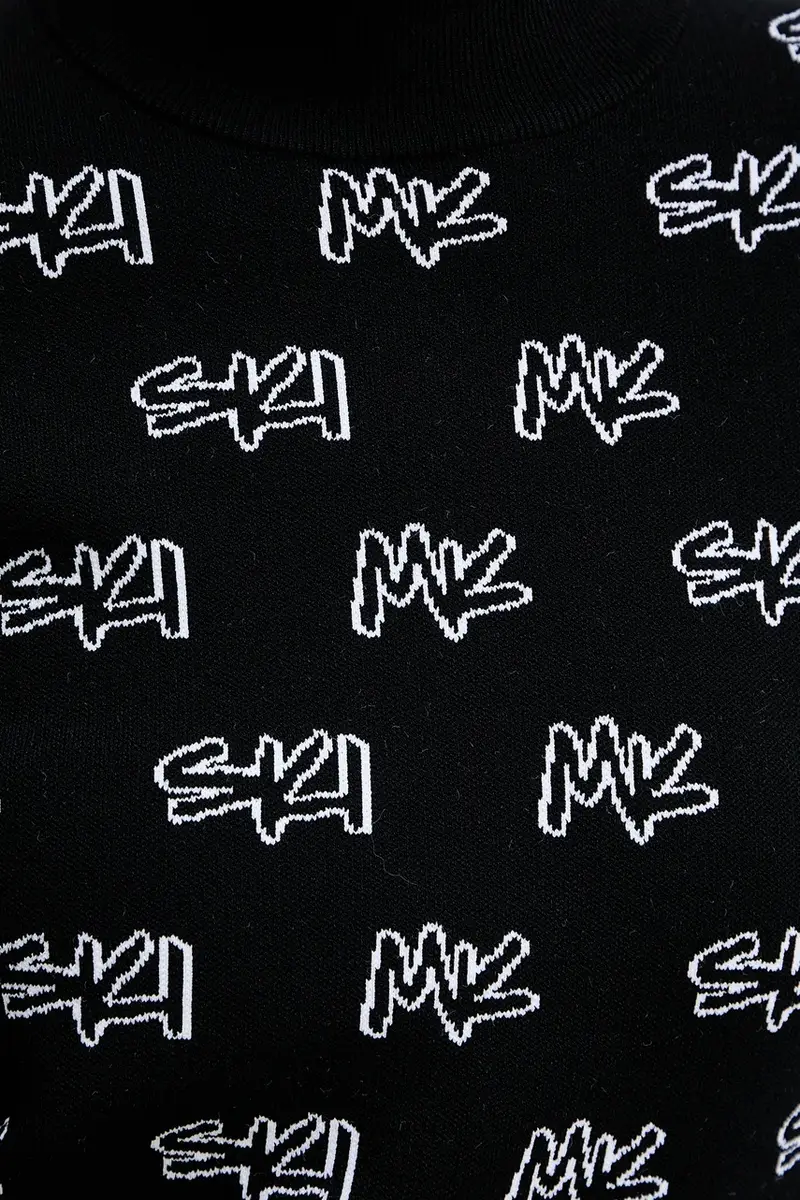 maglione donna colore nero MF561COK0M miniatura 5