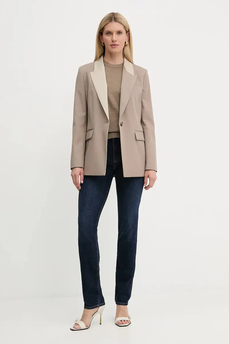 maglione in lana donna colore beige MT5619D4VR miniatura 2