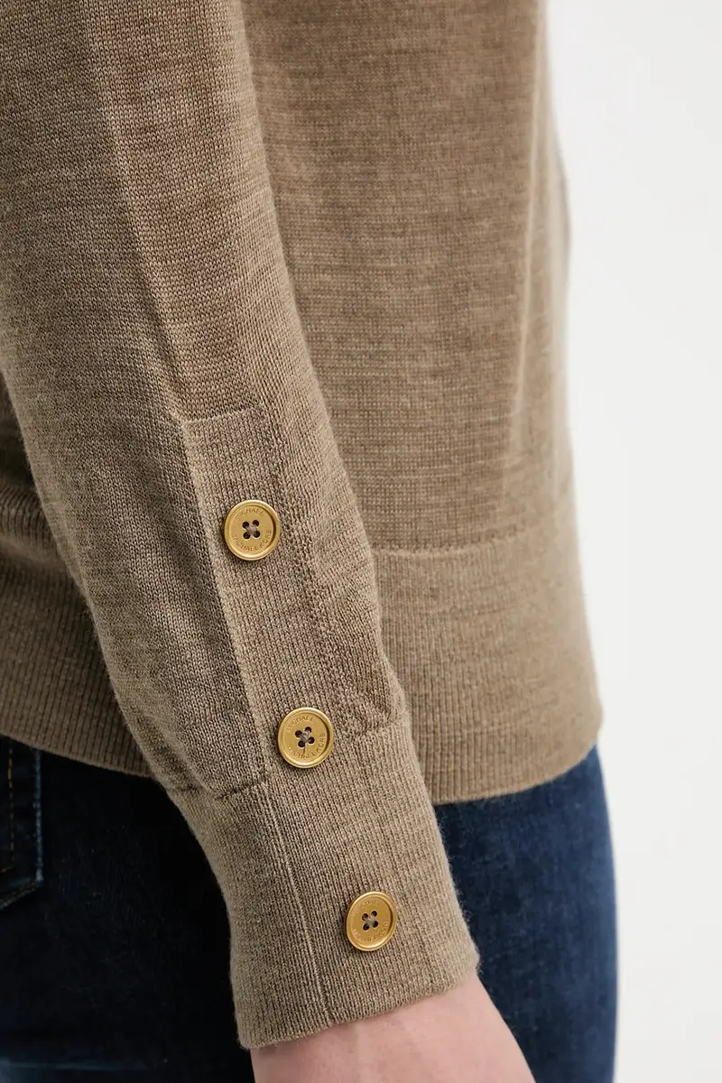 maglione in lana donna colore beige MT5619D4VR miniatura 5