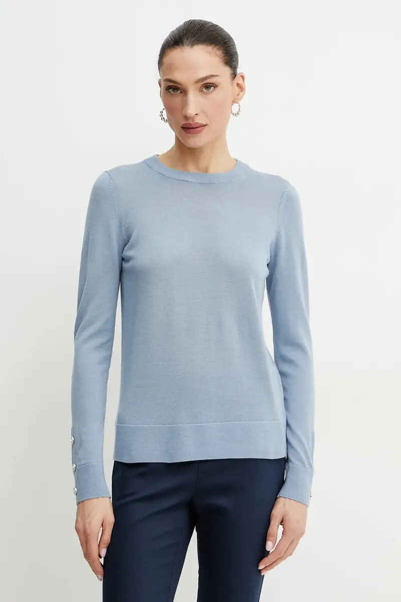 maglione in lana donna colore blu