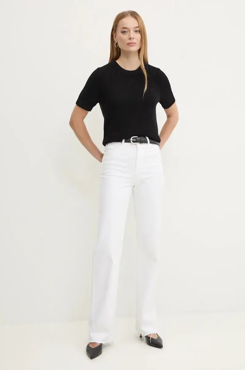 maglione in lana donna colore nero MF4612JF2G miniatura 2