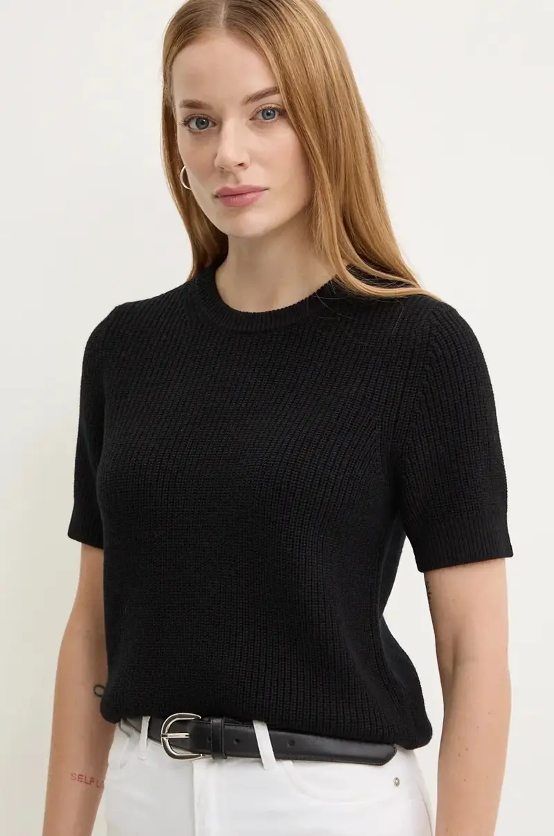 maglione in lana donna colore nero MF4612JF2G miniatura 4