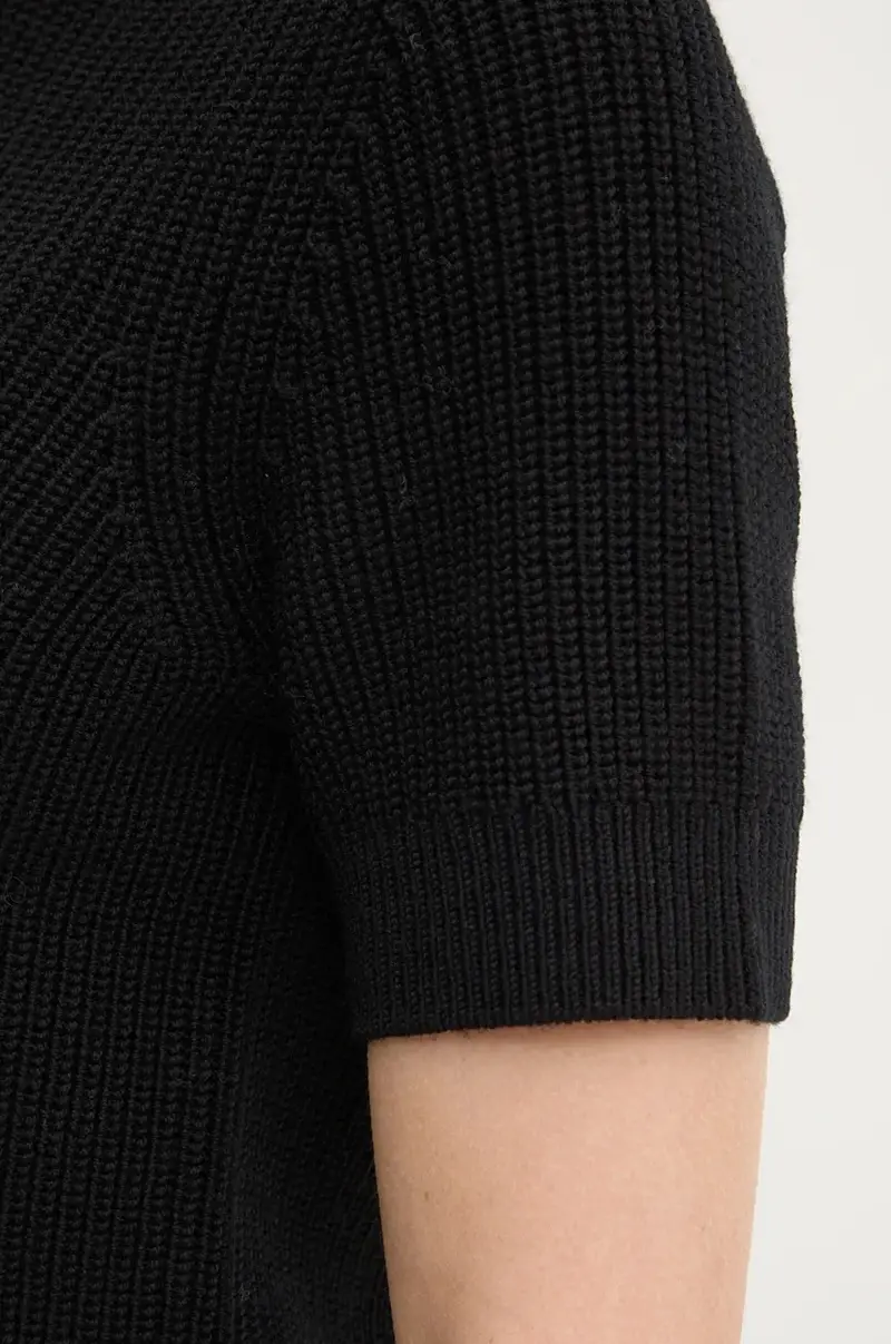 maglione in lana donna colore nero MF4612JF2G miniatura 5