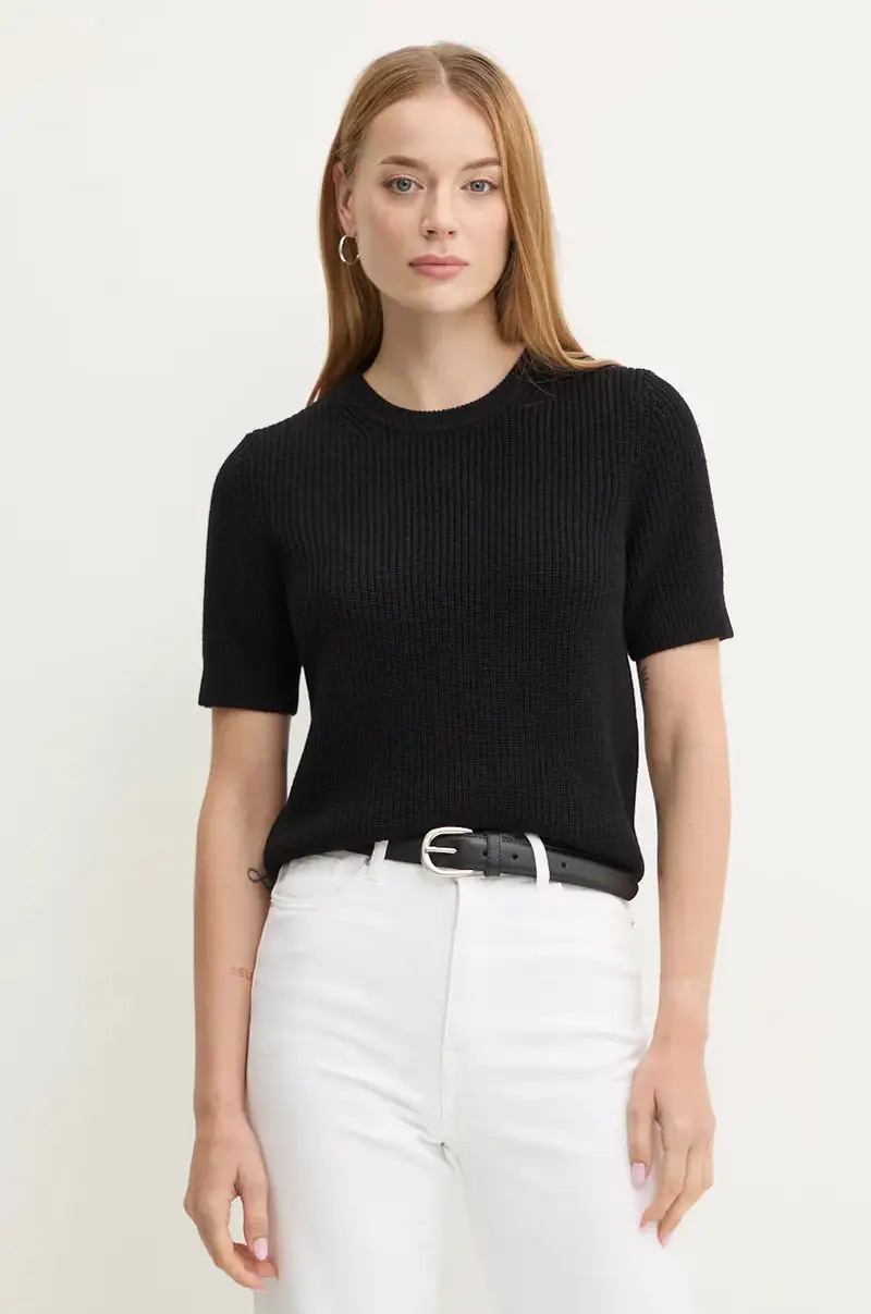 maglione in lana donna colore nero MF4612JF2G