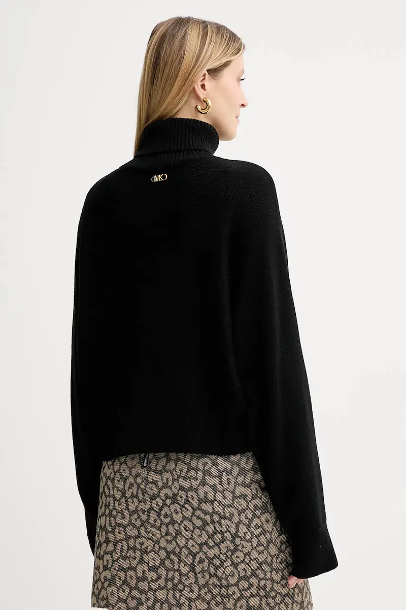 maglione in lana donna colore nero MT5617UF2G miniatura 3