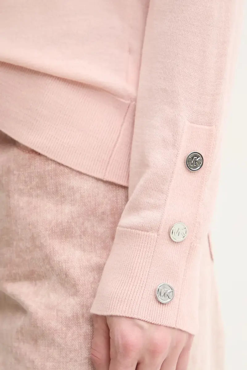 maglione in lana donna colore rosa miniatura 5