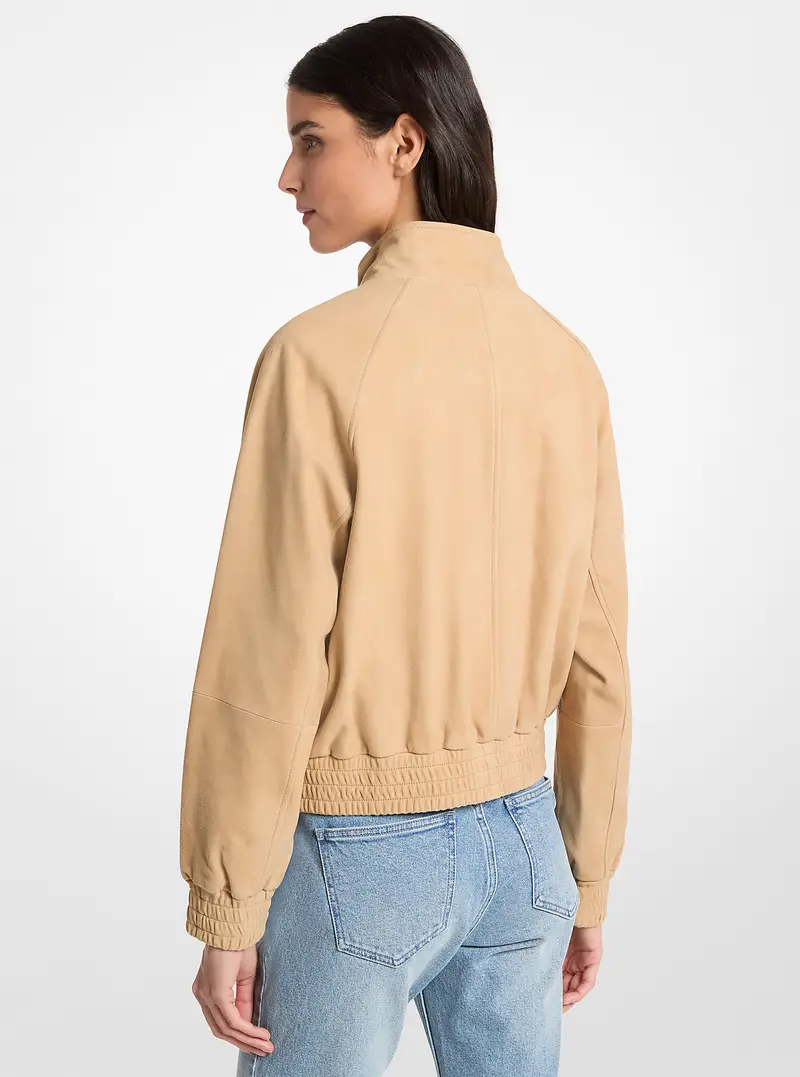 MK Bomber scamosciato - Naturale - Michael Kors miniatura 2