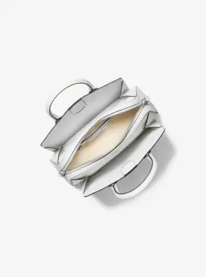 MK Borsa a mano Laila piccola in pelle al laser con decorazioni - Bianco - Michael Kors miniatura 2