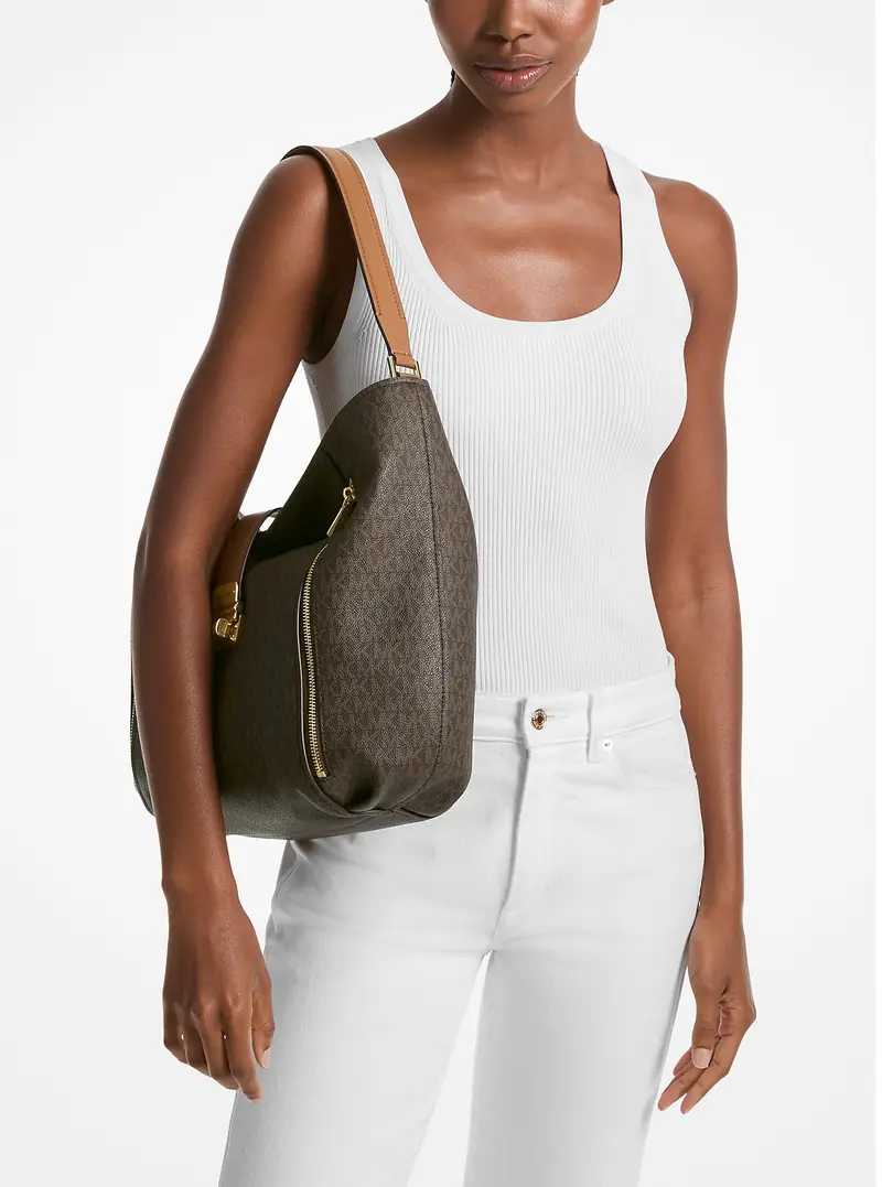 MICHAEL Michael Kors Borsa a spalla Marrone 4145025 miniatura 3