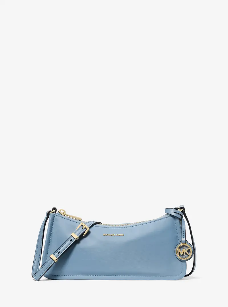 MK Borsa a tracolla Zadie piccola in nylon - Blu - Michael Kors
