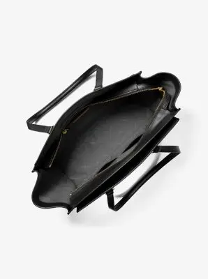 MK Borsa tote Becca grande in pelle Saffiano - Nero - Michael Kors miniatura 2