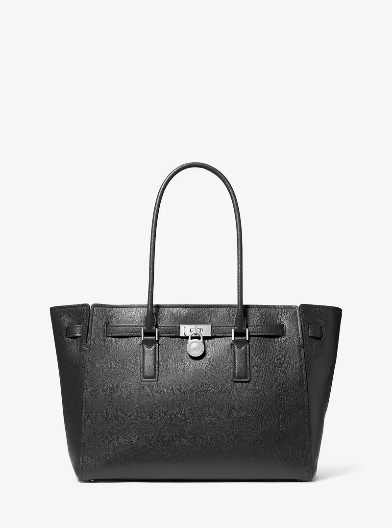 MK Borsa tote Hamilton Moderne grande in pelle - Nero - Michael Kors