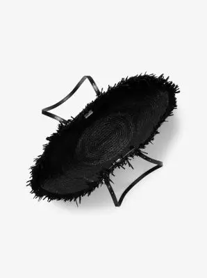 MK Borsa tote Isa grande lavorata a mano - Nero - Michael Kors miniatura 2