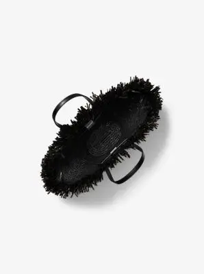 MK Borsa tote Isa piccola lavorata a mano - Nero - Michael Kors miniatura 2