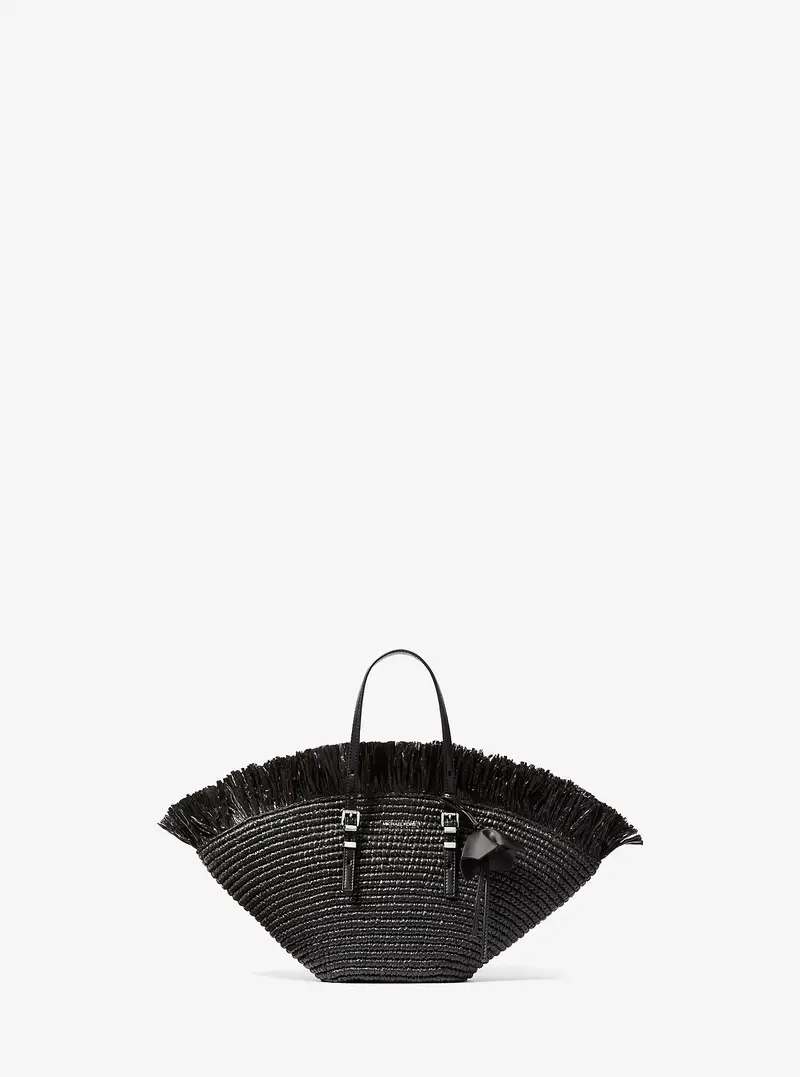 MK Borsa tote Isa piccola lavorata a mano - Nero - Michael Kors