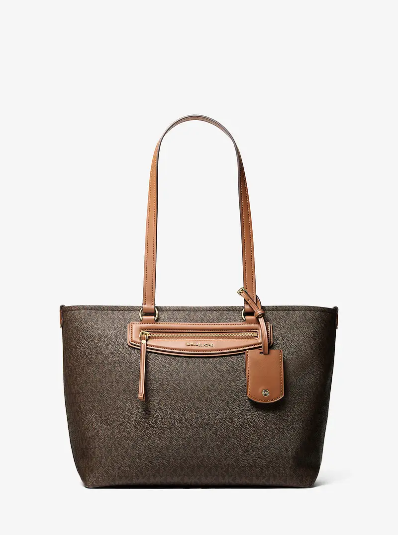 MK Borsa tote Jet Set Travel media con logo - Marrone - Michael Kors