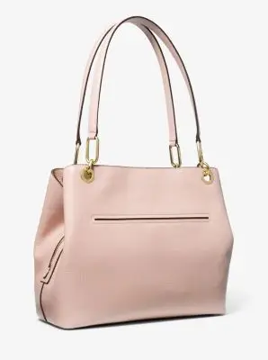 MK Borsa tote Kensington grande in pelle martellata - Rosa - Michael Kors miniatura 2
