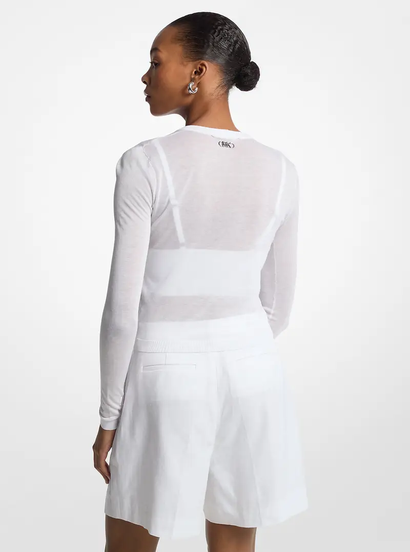 MICHAEL Michael Kors Cardigan Bianco 3922459 miniatura 2