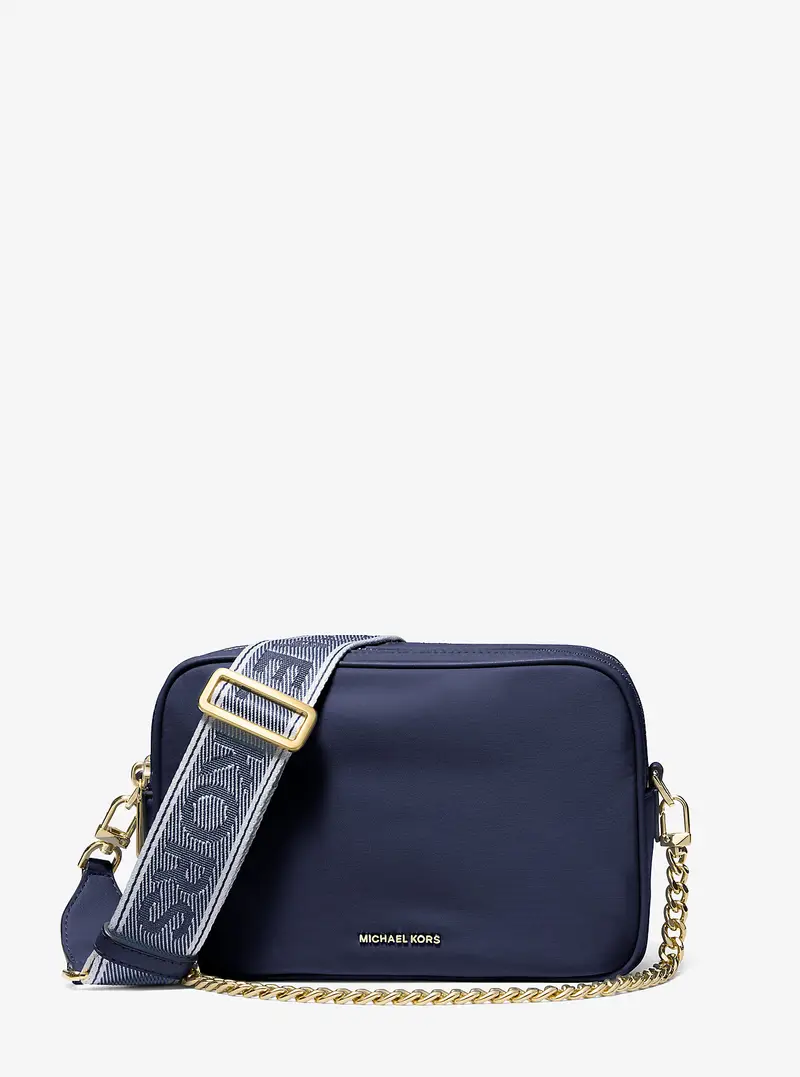 MK Camera bag a tracolla Bryant media in nylon - Blu - Michael Kors