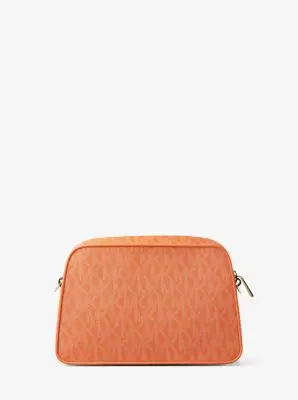 MK Camera bag a tracolla Jet Set piccola con logo - Arancio - Michael Kors miniatura 3