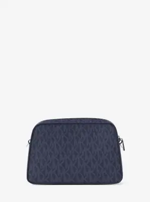 MK Camera bag a tracolla Jet Set piccola con logo - Blu - Michael Kors miniatura 2