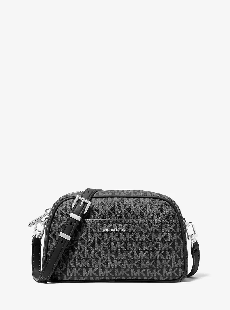 MK Camera bag a tracolla Jet Set piccola con logo - Nero - Michael Kors