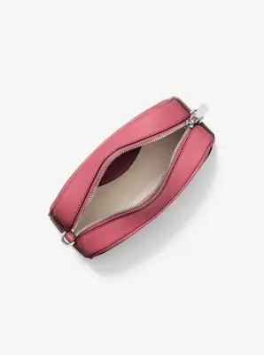 MK Camera bag Jet Set piccola in pelle con tracolla a cuori - Rosso - Michael Kors miniatura 2