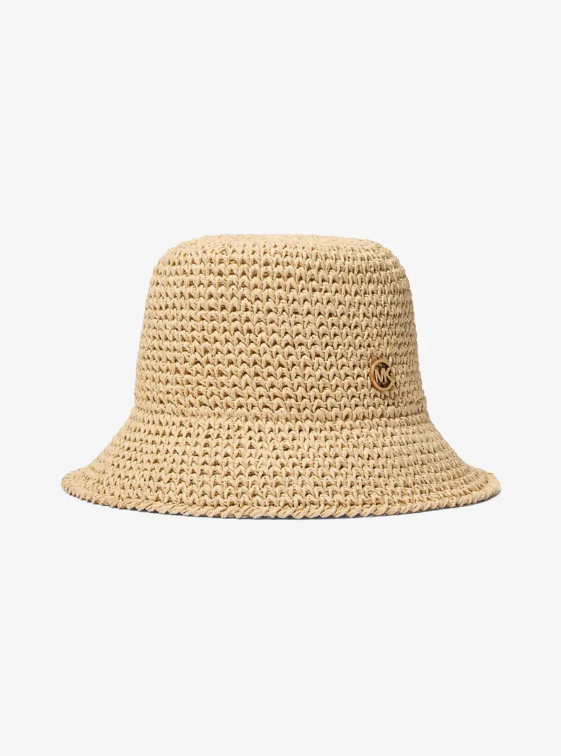 MK Cappello a secchiello crochet - Naturale - Michael Kors