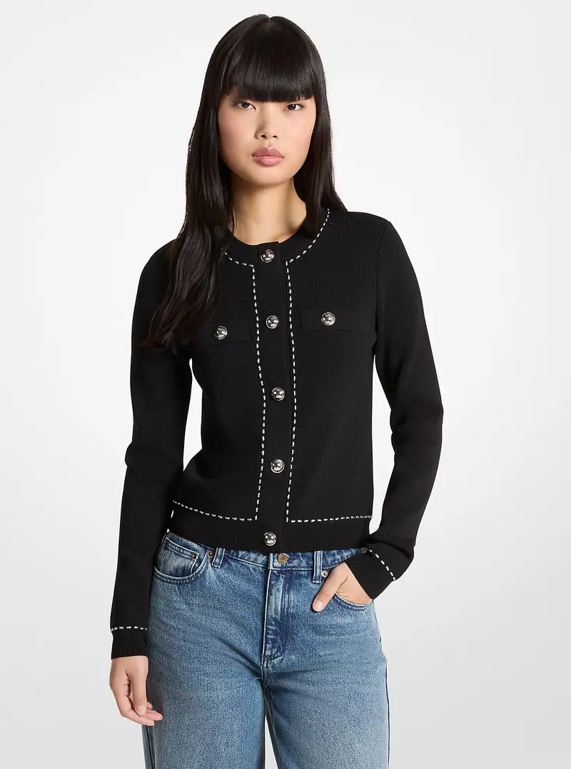 MICHAEL Michael Kors Cardigan Nero 4207949 miniatura 2