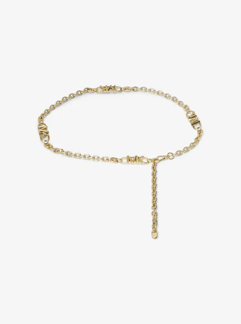 MK Cintura a catena Empire con logo - Oro - Michael Kors
