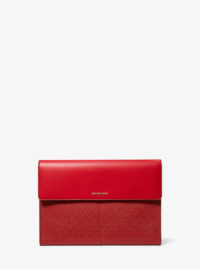 MK Custodia per laptop Jet Set con logo - Rosso - Michael Kors